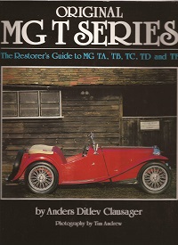 Original MG T Series ISBN 1870979060