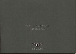 Bentley Arnage 2007 Range Brochure