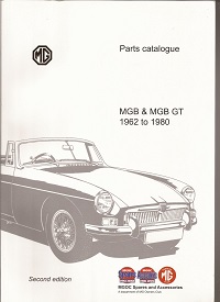 MGB Parts catalogue