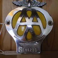 AA Badge 1945 onwards