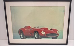 Framed Ferrari picture