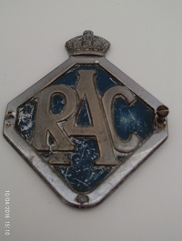 RAC Badge Circa 1946