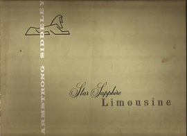 Armstrong Siddeley Star Sapphire Limousine Brochure