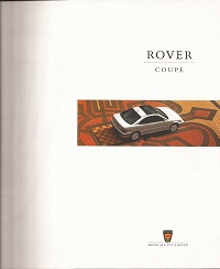 Rover Coupe  Brochure Pub. No. 4923
