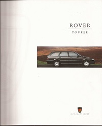 Rover Tourer Brochure Pub. No. 4925