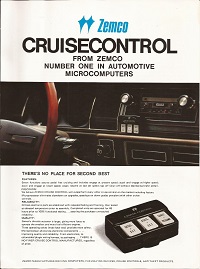 Zemco Cruise Control Brochure