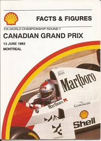 Canadian Grand Prix 1993 Facts and Figures