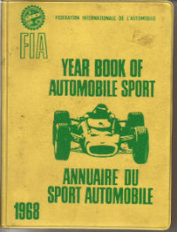 FIA Year Book of Automobile Sport 1968