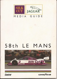 Jaguar Le Mans Media Guide 1990