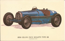 Bugatti Type 59 Grand Prix Car of 1934