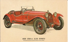Alfa Romeo 1750 Gran Sports of 1932 by Touring of Milan