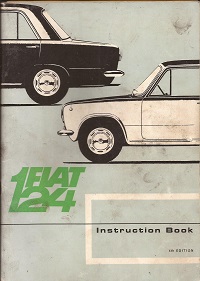 Fiat 124 Instruction Book 1967