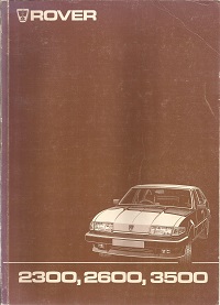 Rover SD1 Workshop Manual AKM 3616