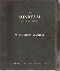 Sunbeam Rapier and Alpine Workshop Manual WSM124