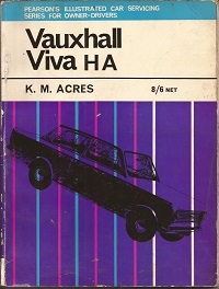 Vauxhall Viva HA Owner Driver Manual 1963