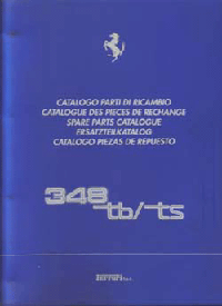 Ferrari 348 tb/ts Spare Parts Catalogue No. 782/93