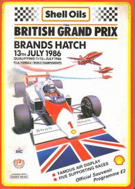F1 British Grand Prix Programme