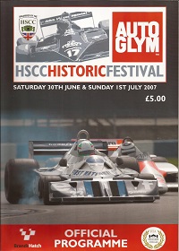 HSCC Historic Motor racing Programme 2007