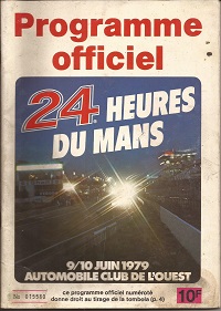 Le Mans 24Hrs Programme 1979